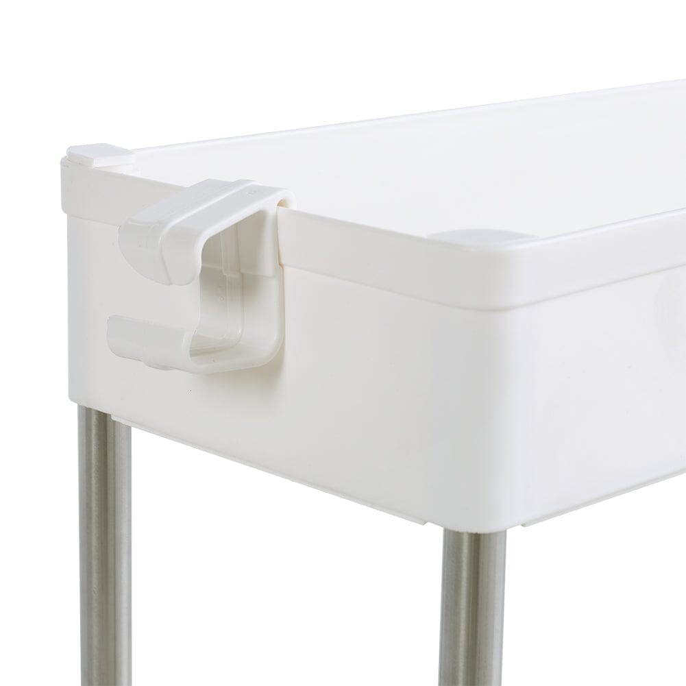 Corner Storage Rack Shelf Plastic for Bathroom Bathroom Trolleys Living and Home 