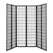 6-Panel Solid Wood Folding Room Divider Screen Natural Room Dividers Living and Home 