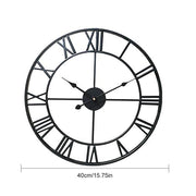 40CM Open Face Roman Numeral Wall Clock Wallclock Living and Home 