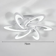 Modern LED Ceiling Light with Arc Spreading - Non-Dimmable Lighting Living and Home 