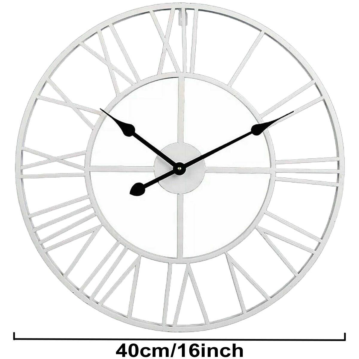 40CM Open Face Roman Numeral Wall Clock Wallclock Living and Home 