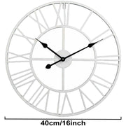 40CM Open Face Roman Numeral Wall Clock Wallclock Living and Home 