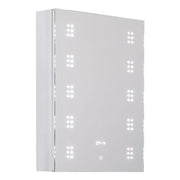 700x500MM LED Illuminated Mirror Cabinet with Shaver Socket