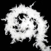 2M White Feather Boa Suitable for Party Wedding Christmas Tree Decoration