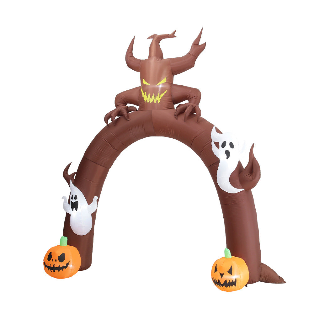 Arch Ghost Pumpkins Halloween Inflatable