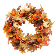 Artificial Wreath for Halloween Thanksgiving Decor