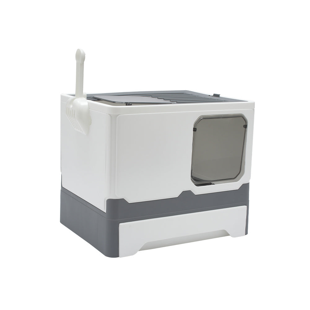 Anti Splash Enclosed Cat Litter Box