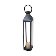 Black old Decorative Lanterns Stainless Steel Candle Lanterns Outdoor Lighting Living and Home 