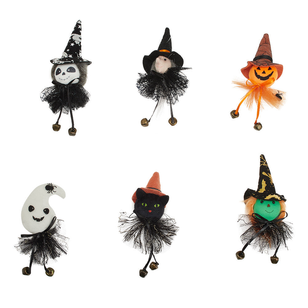 6Pcs Cute Halloween Hanging Decoration Set