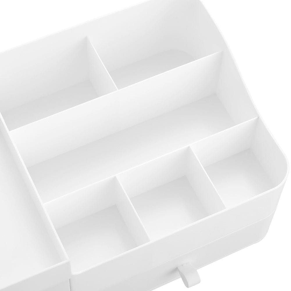 Large Makeup Organizer Storage with Drawers White Makeup Organizers Living and Home 